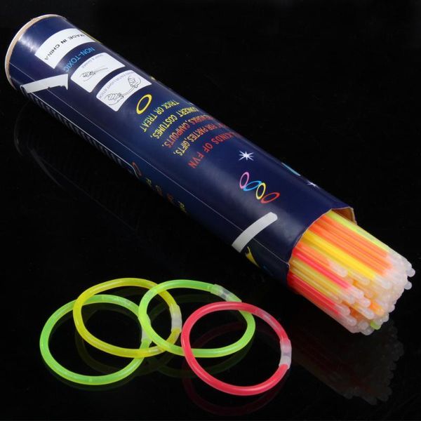 

7.8''multi color glow stick bracelet necklaces neon party led flashing light stick wand novelty toy led vocal concert led flash st