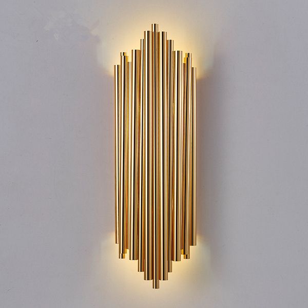 

new art deco wall lamp modern wall light h50cm gold home lighting , luxury l lights 90-260v