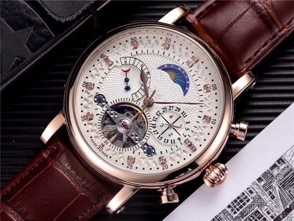 

Luxury Mens Watch hot selling Patk Brand Philip Designer mechanical watch steel belt fashion Business flywheel hollow men casual watches