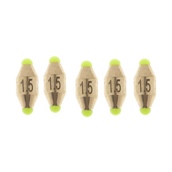 

5pcs brass грузило вес / drop выстрел вес для судаке рыбалка-11.2g 5,6 г