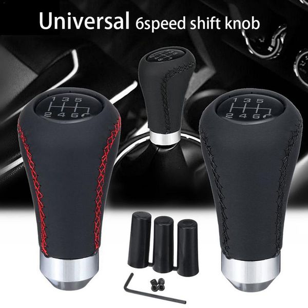 

universal 6 speed car manual transmission gear shift knob shifter lever manual car gear shift knob fits most vehicles