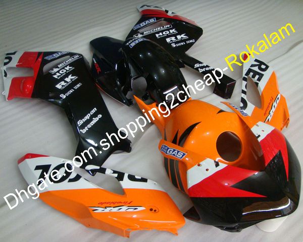 HONDA CBR1000 04 05 CBR1000RR için Aireler 1000RR 2004 2005 ABS Plastik Çok Renkli Üstyapı Satış Sonrası Kiti Fazla (Enjeksiyon Kalıplama)