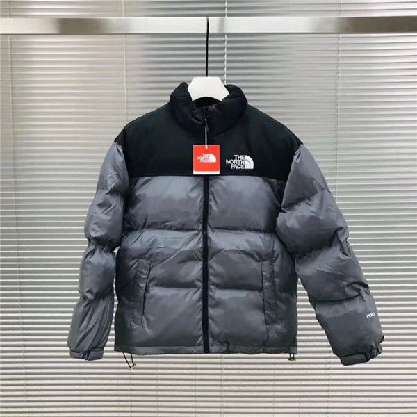 

19aw new the north 1996 nuptse embroiderd logos cotton winterbreaker coat hoodies men women outdoor face streetwear sweatshirt jackets, Gray;blue