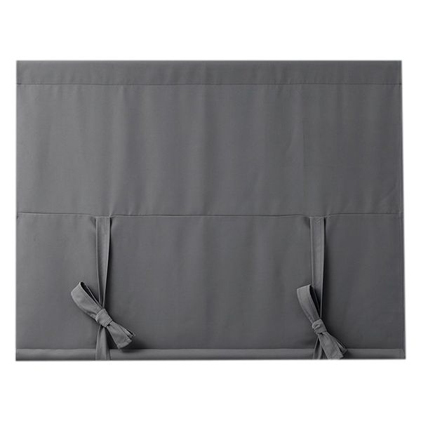 

insulated blackout curtains-blinds for small windows, roman curtains, window hanging balloons (one panel, 46 x 63 inch,dark gray