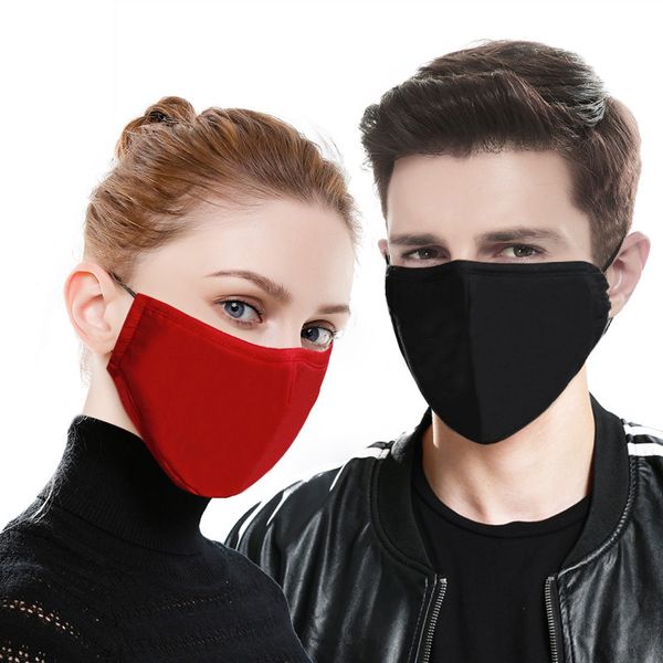 

face masks cotton black gray mask mouth mask anti-dust pm2.5 filter anti pollution activated fabric face mask mk09