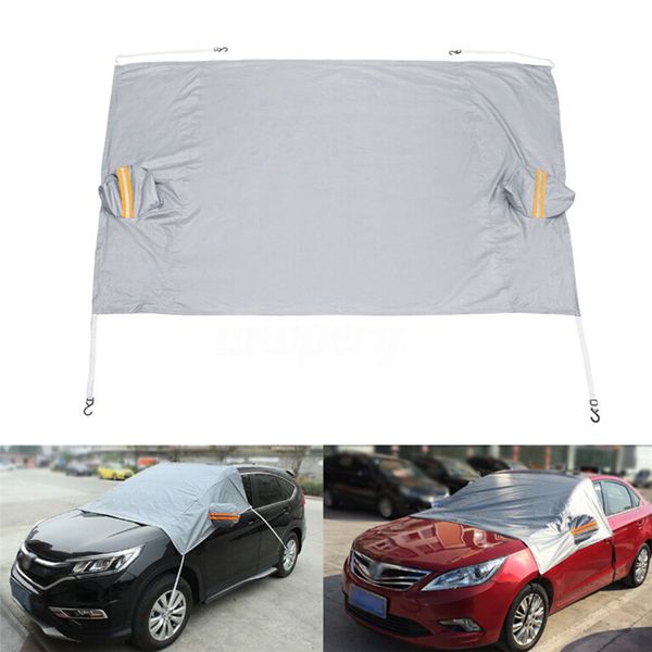 

car windscreen mirror shield cover frost ice snow uv sun dust screen protector