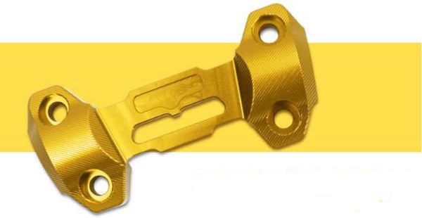 

handlebar bar riser mounts speedometer case cover mt-09 13-15 yellow