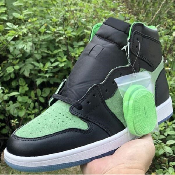 

2020 увеличить ярость зеленый баскетбол обувь jumpman 1 1s мужских женщины incredible hulk новых спортивных кроссовки дизайнера на открытом, White;red
