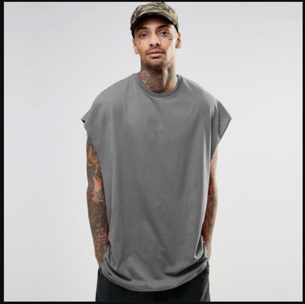 

loose t shirts bat sleeve mens designer tshirts sleeveless solid color casual summer hiphop mens high street, White;black