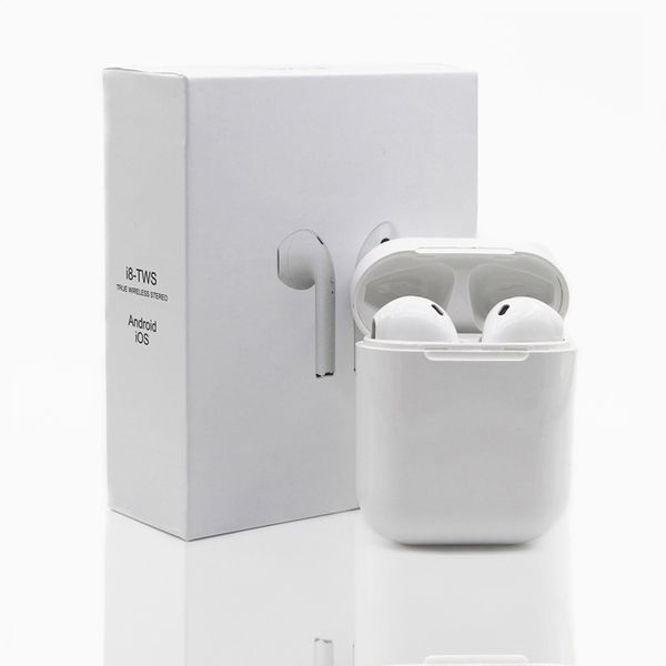 

горячие продажи i7s tws близнецы bluetooth наушники с зарядное устройство box беспроводные наушники гарнитура для ios iphone x android samsu
