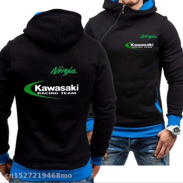 

new hooded sweatshirt men sports casual wear side zipper outwear for ninja sweatshirts motorcycle racing ride hoodies y