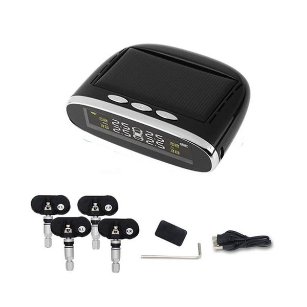 

bx-03 solar tire pressure monitoring system tpms tire pressure sensing system monitoring internal