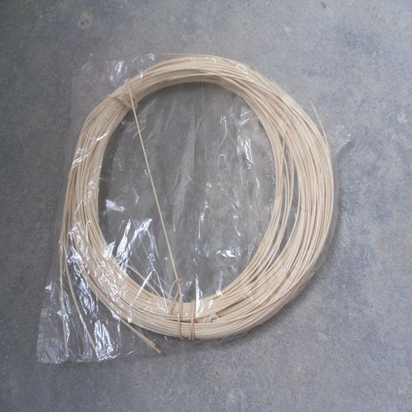 

1.2mm 1.5mm 2mm 2.5mm diameter indonesian rattan cane stick furniture weaving material outdoor chair basket natural color