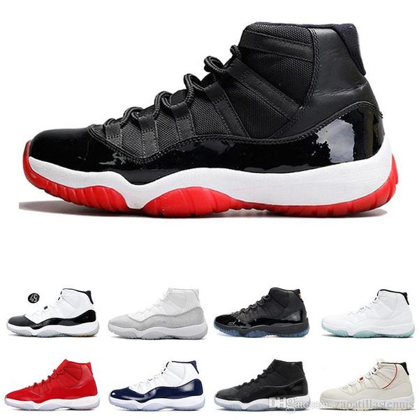 

bred 11s metallic silver basketball shoes for men women 11 wine red 45 concord 23 xi trainer mens designer sneakers size 36-47