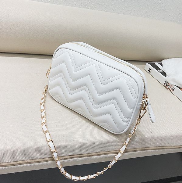 

designer handbags purses lady designer fashion women bag with thread nice women shoulder bag chain trend simple lady shell bag