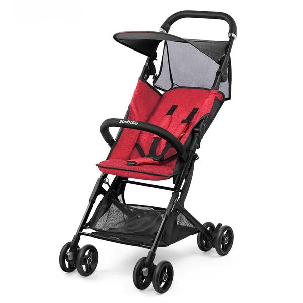 

lightweight 4.8kg pocket stroller can take on the plane, travel stroller with portable bag, aluminium alloy baby carriage