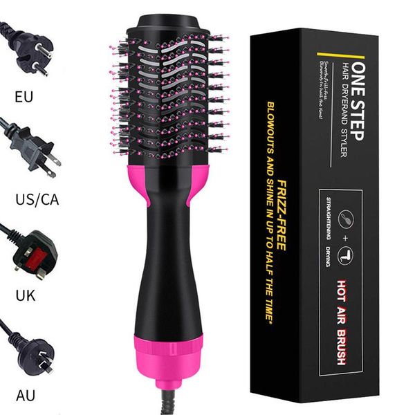 

волосы горячего воздуха фен щетка 4 в 1 щипцы для завивки электрические вращающаяся волна бигуди роликов для укладки волос инструмент валент