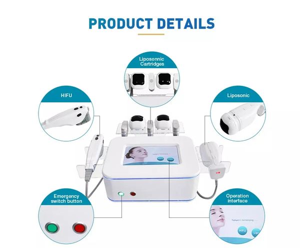

hifu+liposonix 2 in 1 face lift and body shaping beauty device