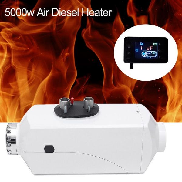 

5kw 12v 24v lcd display aluminum alloy housing air heater fuel heater cars trucks diesel for parking