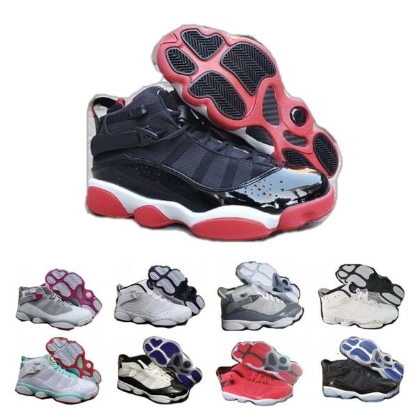 

new 6 6s six rings mens basketball shoes cool grey concord bred green gym blue space jam man women authentic sports sneakers