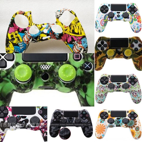 

xn7gg камуфляж мягкая обложка чехол для защиты 4 силиконовые sony playstation 4 ps4 dualshock контроллер кожи
