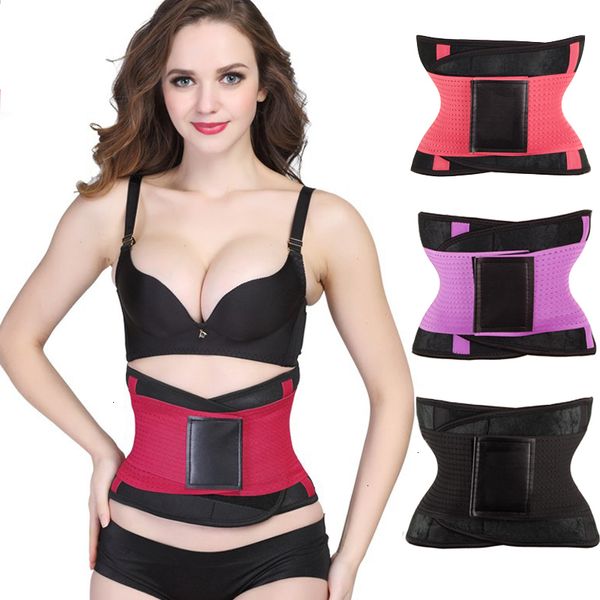 

firm women slimming belt waist cincher body shaper girdles firm control waist trainer corsets plus size modeling strap shapwear, Black;white