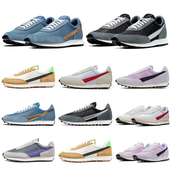 

2020 waffle daybreak sp casual shoes men women sneakers metallic gray blue pink designer running shoe sports size 36-45 ing