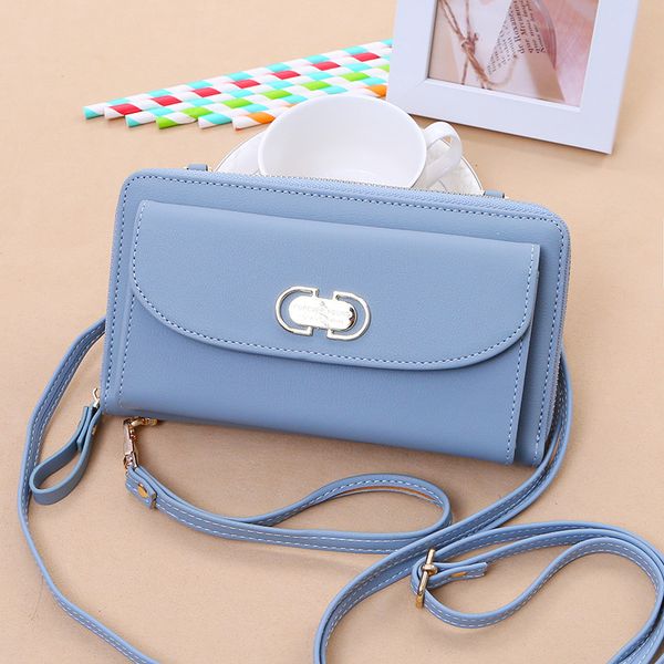

crossbody small bag female fashion long wallet simple large capacity multi-function handbag