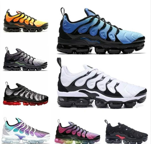 

высокое качество 2019 tn plus мужчины женские пары обувь макс chaussures воздушной подушке работает подушки tns femme requin мужские кроссов