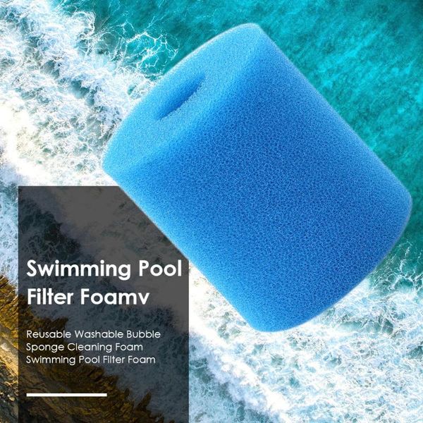 

reusable washable bubble sponge cleaning foam swimming pool filter foam