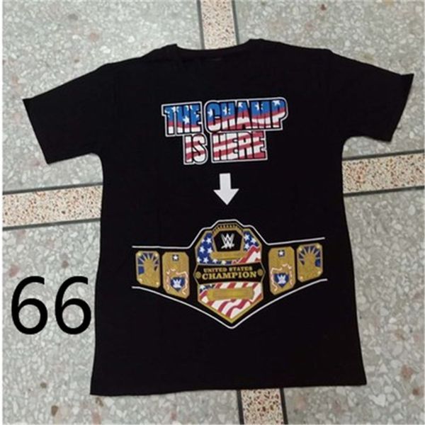 

ofwwe cotton t-shirt, mens designer t shirts super star with john cena/cm-punk/daniel bryan/rko t66, White;black