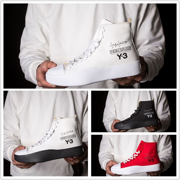 

free shipping Y-3 Kaiwa Chunky Mens outdoor Shoes Fashion Black Red White Y3 shoe without box