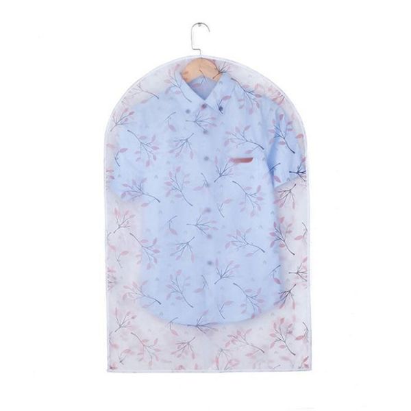 

home dust cover transparent printed clothing suit hanging bag dust-proof pouch