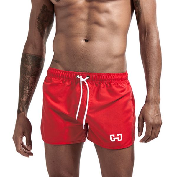 

summer beach shorts swimming shorts men leisure sport running jogger surf sea dry fast, White;black