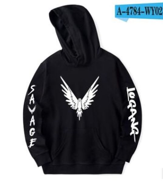 

wings savage вы никогда не ходить в одиночку толстовка мужчины женщины подросток дизайнер толстовки, Black