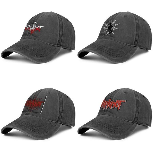 

slipknot heavy metal band nu for men and women baseball denim cap cool fitted golf personalisedcool fashion ute hats heavy metal, Blue;gray