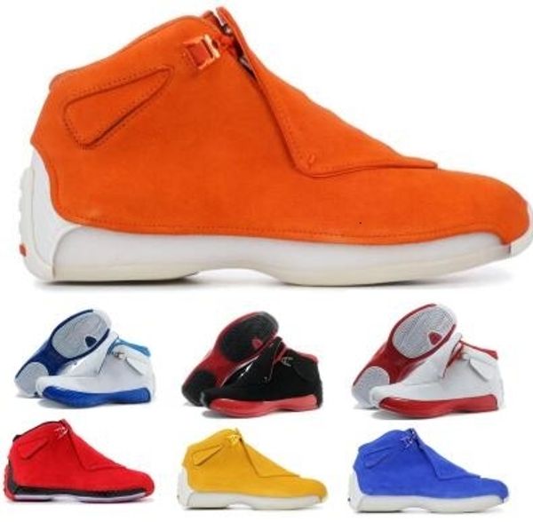 

18 18s basketball shoes sneakers mens men silver suede countdown pack toro og asg bred xviii trainers tennis man classic sports shoe