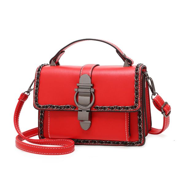

2019 season single shoulder span small bag woman package tide messenger small square package