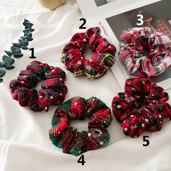 

christmas new hairband hair rope halloween fabric hair ring women's hair jewelry ponytail holder