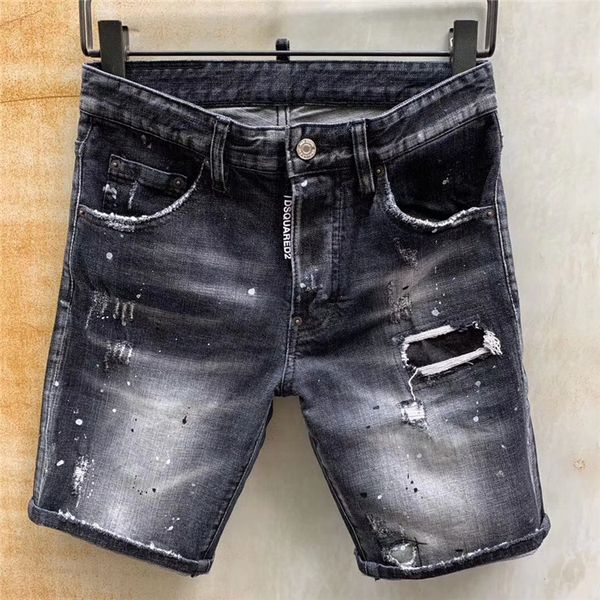 

new high street shorts hip hop fashion mens summer male short jeans soft and designer jeans shorts jeans shorts pour hommes, Blue