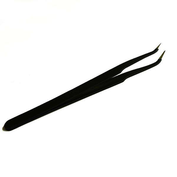 

2pcs/set elbow and straight nail tweezers clip nail art paillette nipper manicure rhinestones picking tools art supplies