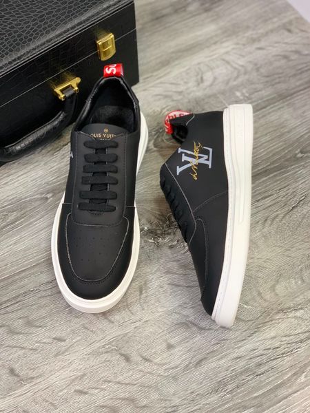

2020 luxury sneaker coach tao xingtie sprite men are generally men's casual shoes casual travel party wedding shoes 38-44 igwaxz, Black
