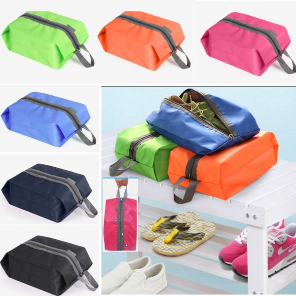 

fashion travel portable shoe bags nylon cosmetic bag outdoor waterproof storage bags sundries home furnishing orangizer dhl ship hh9-2228