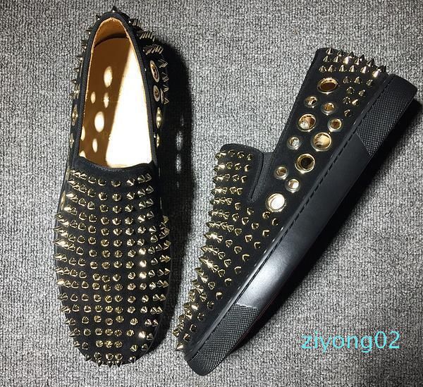 

selling designer red bottom shoes for mens women low sequined glitter fashion sneakers party flats casual z02, Black