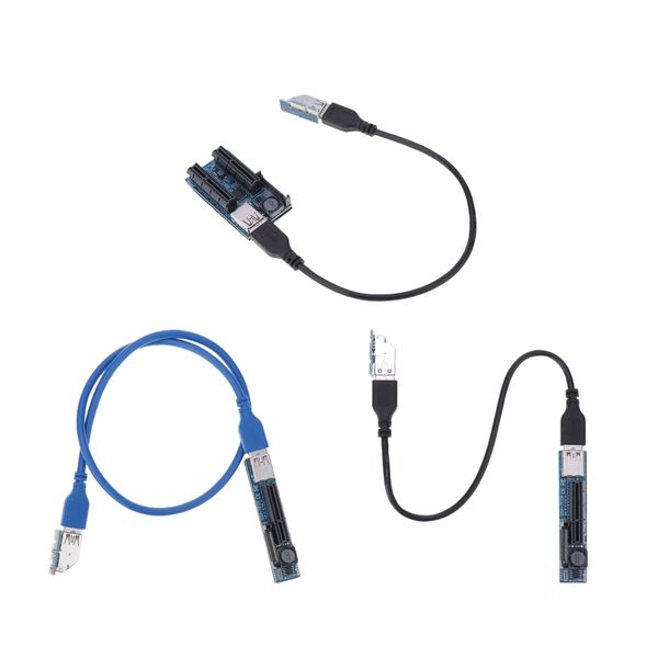 

pci-e x1 х4 работает gpu riser адаптер карты для горно
