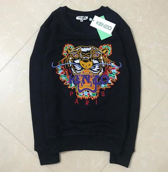 

2019 embroidery tiger head men women hoodie hip hop treetwear hoodie jogging pullover port fa hion treetwear hoodie kenzo