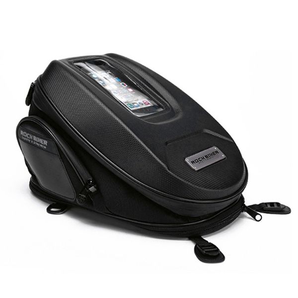 

new motorcycle oil fuel tank bag mobile phone navigation bag motorbike saddle single shoulder multifunctional magnetic fixed