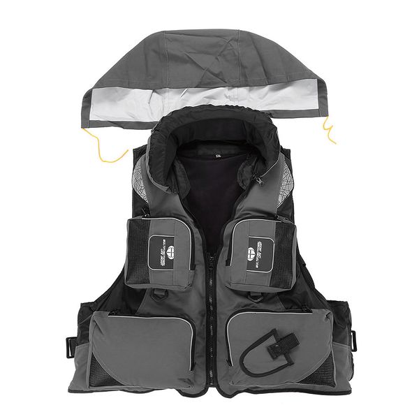 

lixada professional fishing polyester safety life jacket survival vest sport fishing life vest swimming boating drifting