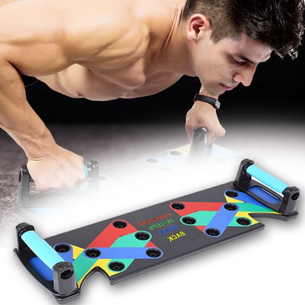 

9 в 1 push up rack board упражнение дома бодибилдинг комплексное фитнес оборудование тренажерный зал тренировки тренировки для мужчин женщин