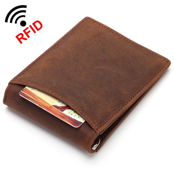 Rfid blocking leather money clip slim wallet minimalist Rfid blocking leather money clip slim wallet minimalist